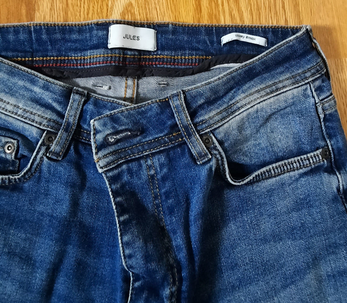 Jean Skinny 4 longueurs bleu lavé