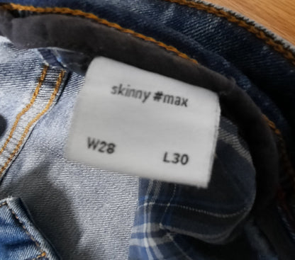 Jean Skinny 4 longueurs bleu lavé