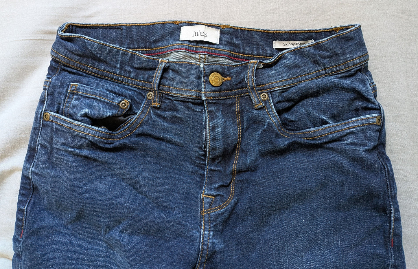 Jean skinny bleu