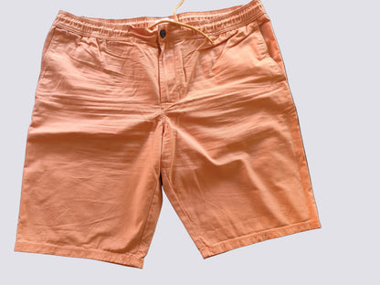 Short ceinture élastique orange