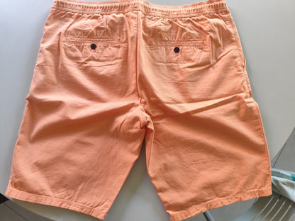 Short ceinture élastique orange