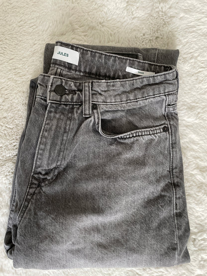 Jean loose gris