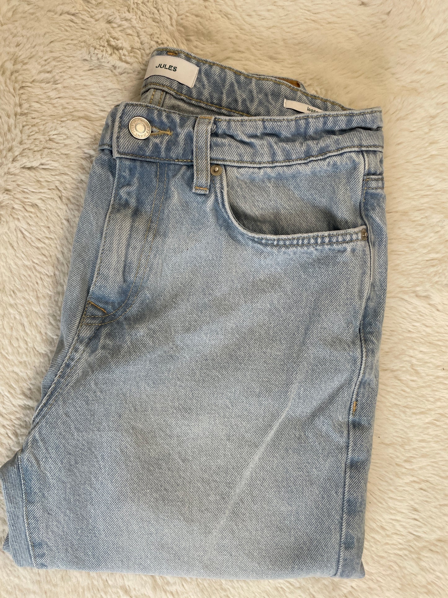 Jean loose bleu