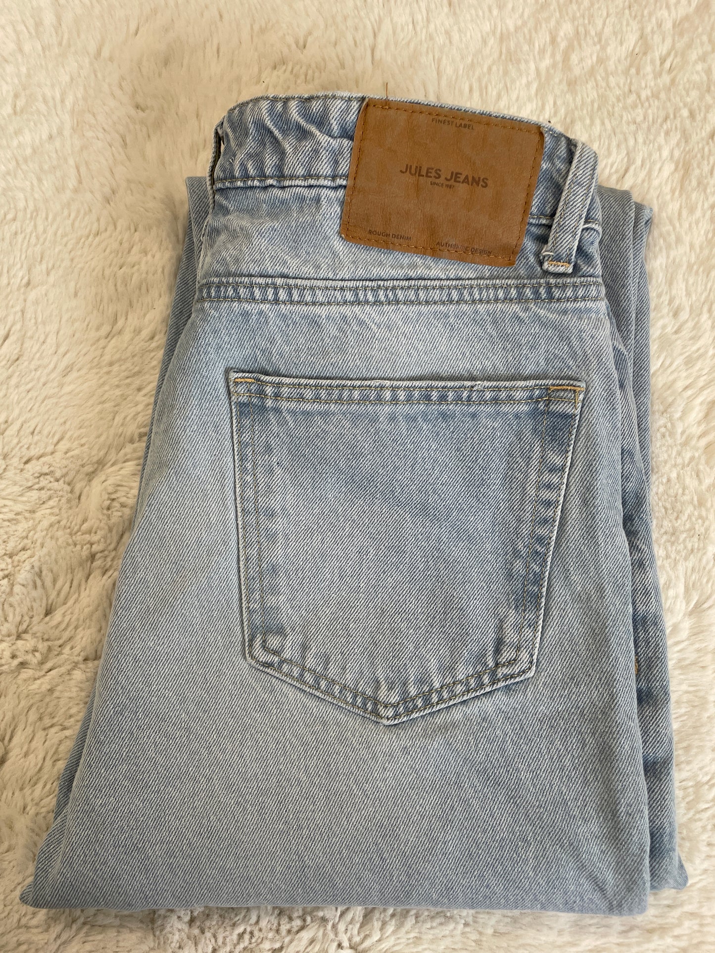 Jean loose bleu