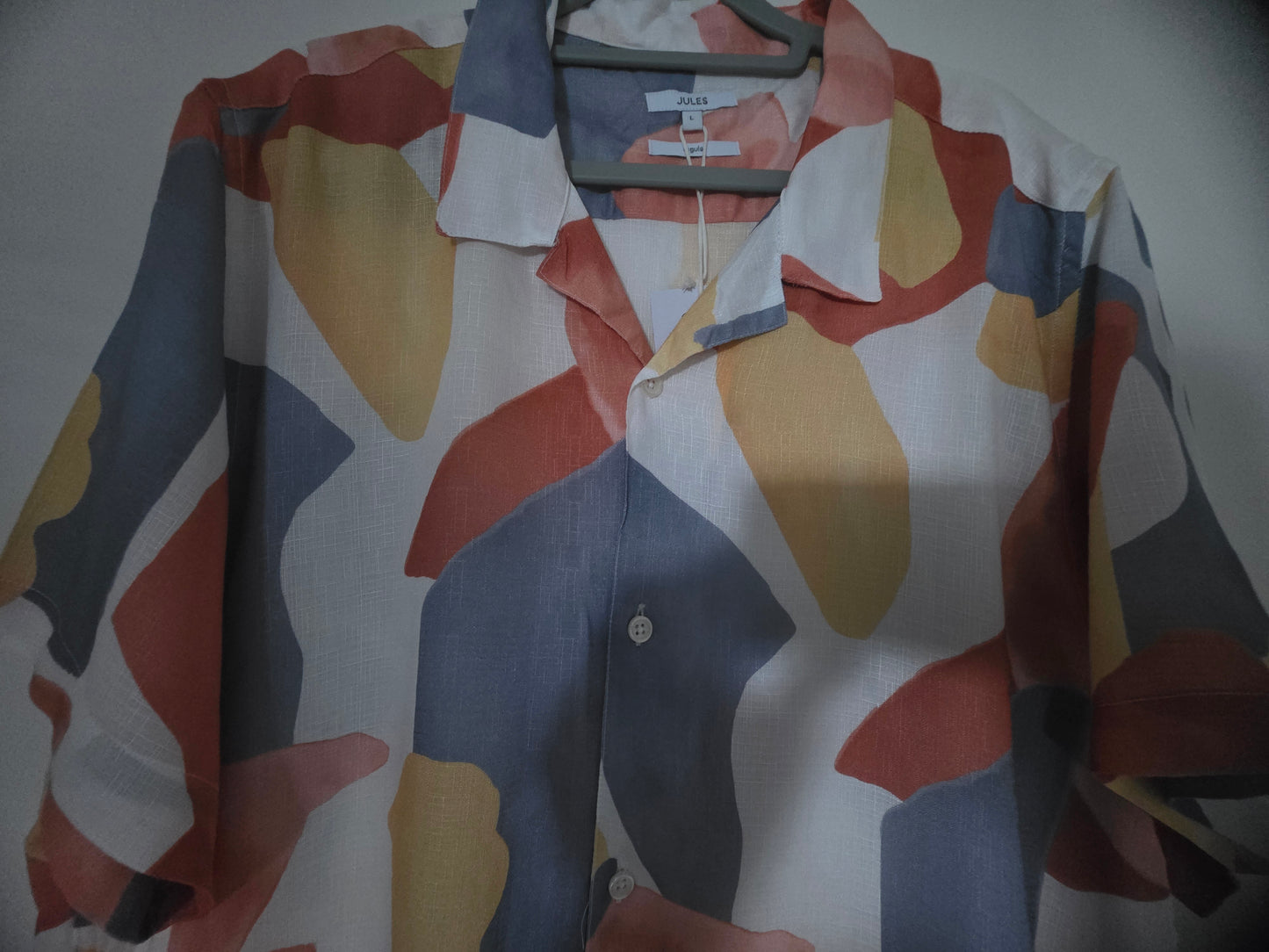Chemisette regular imprimé en viscose