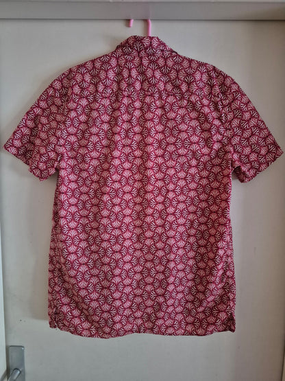 Chemise regular hawaïenne imprimé coton