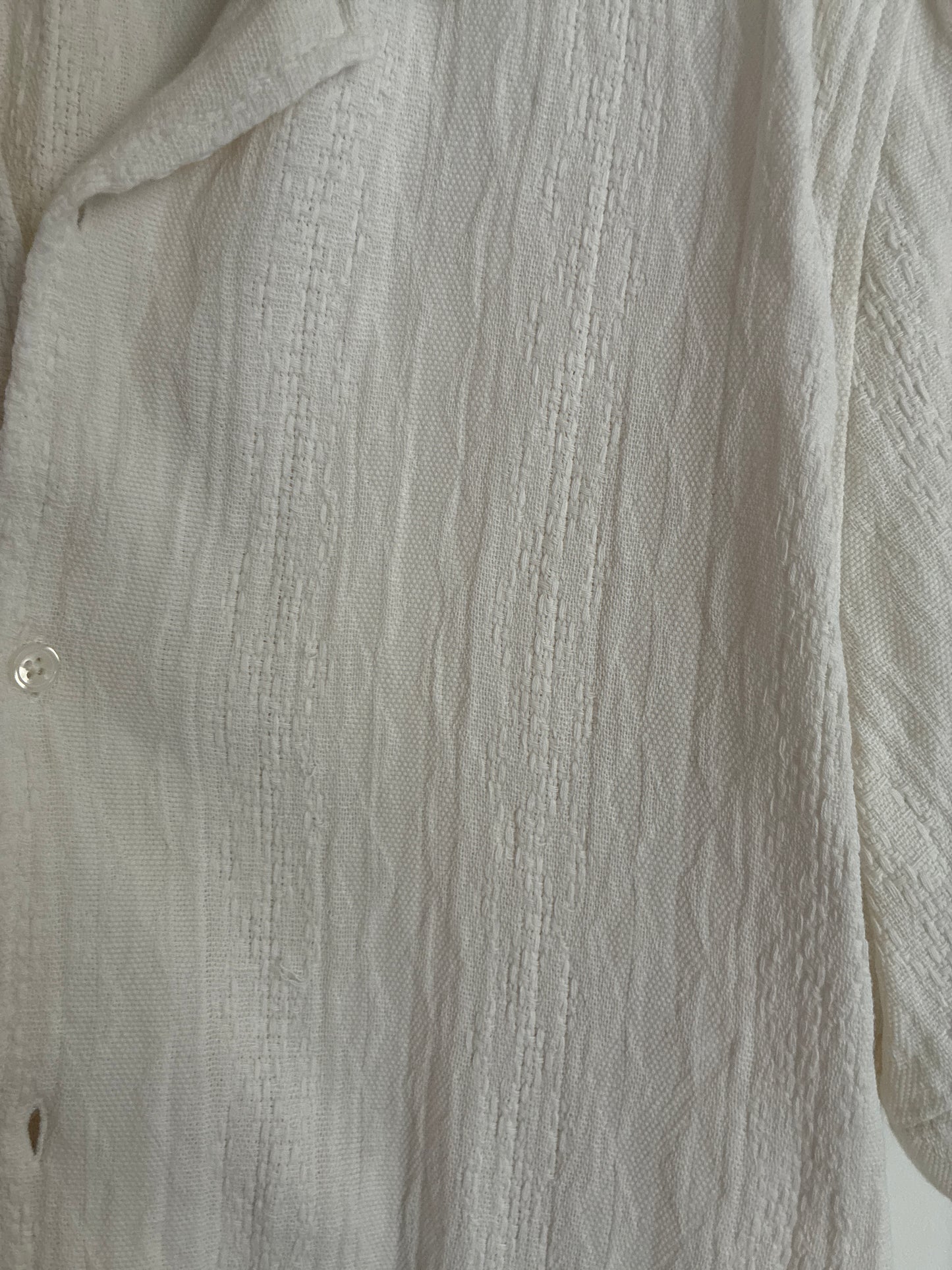 Chemisette en coton matière texturée
