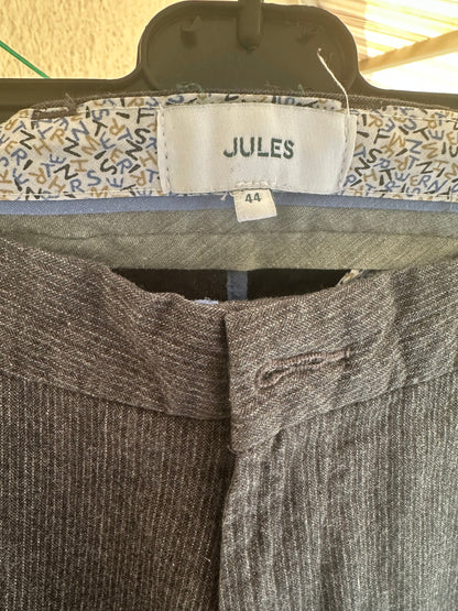 Pantalon chino slim fines rayures