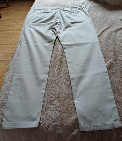 pantalon slim beige