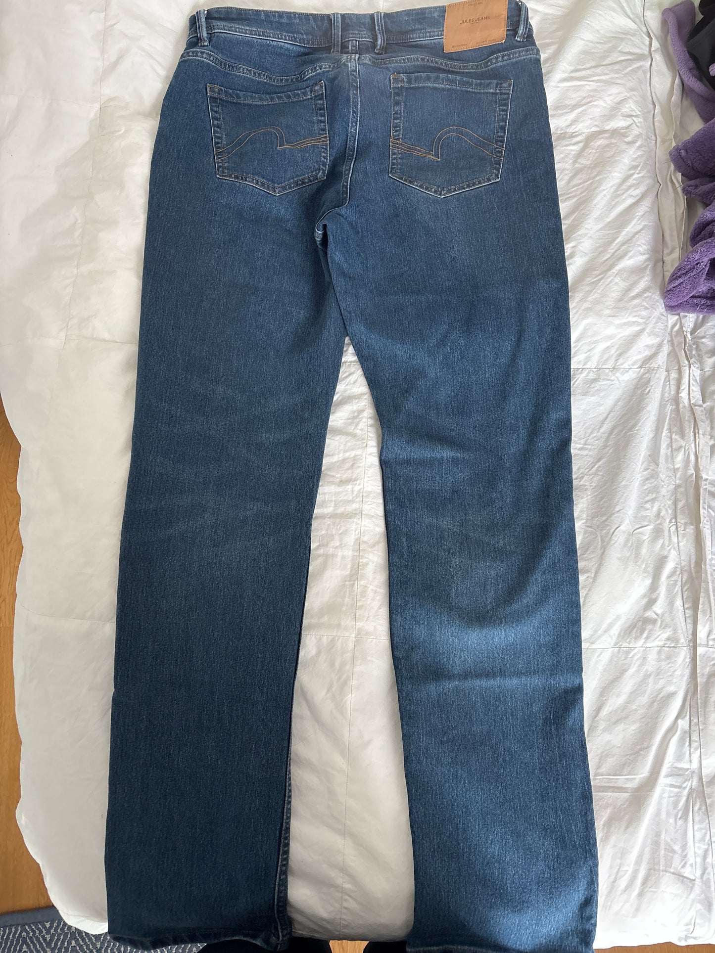 Jean straight 4 longueurs coton polyester recyclés