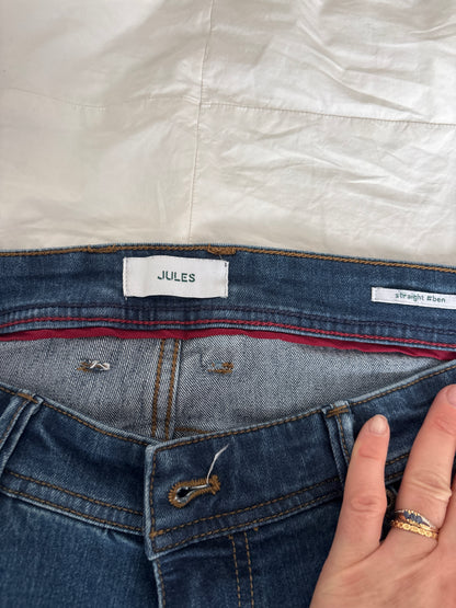 Jean straight 4 longueurs coton polyester recyclés