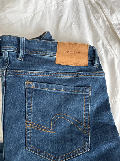 Jean straight 4 longueurs coton polyester recyclés