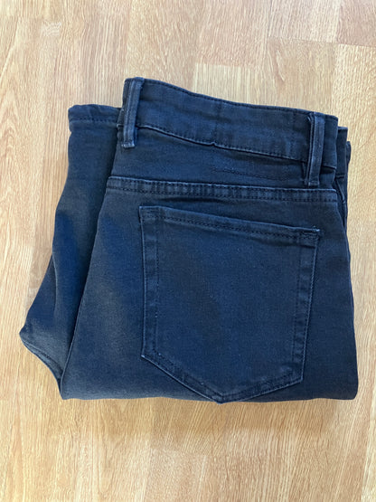 Short en jean Noir