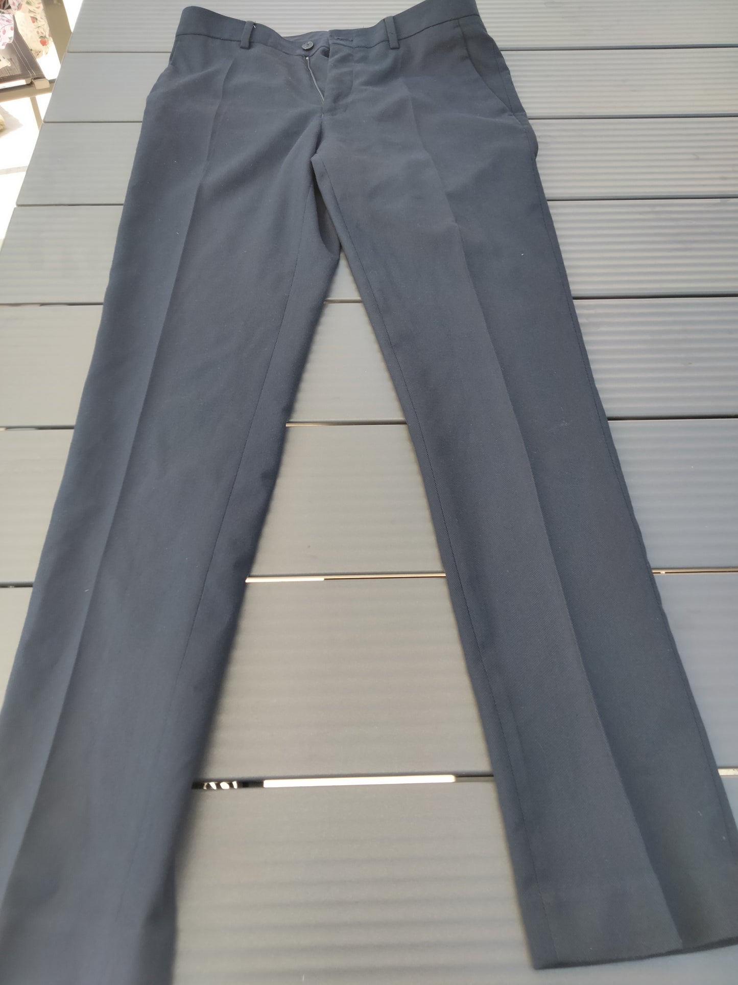 Pantalon de costume uni slim