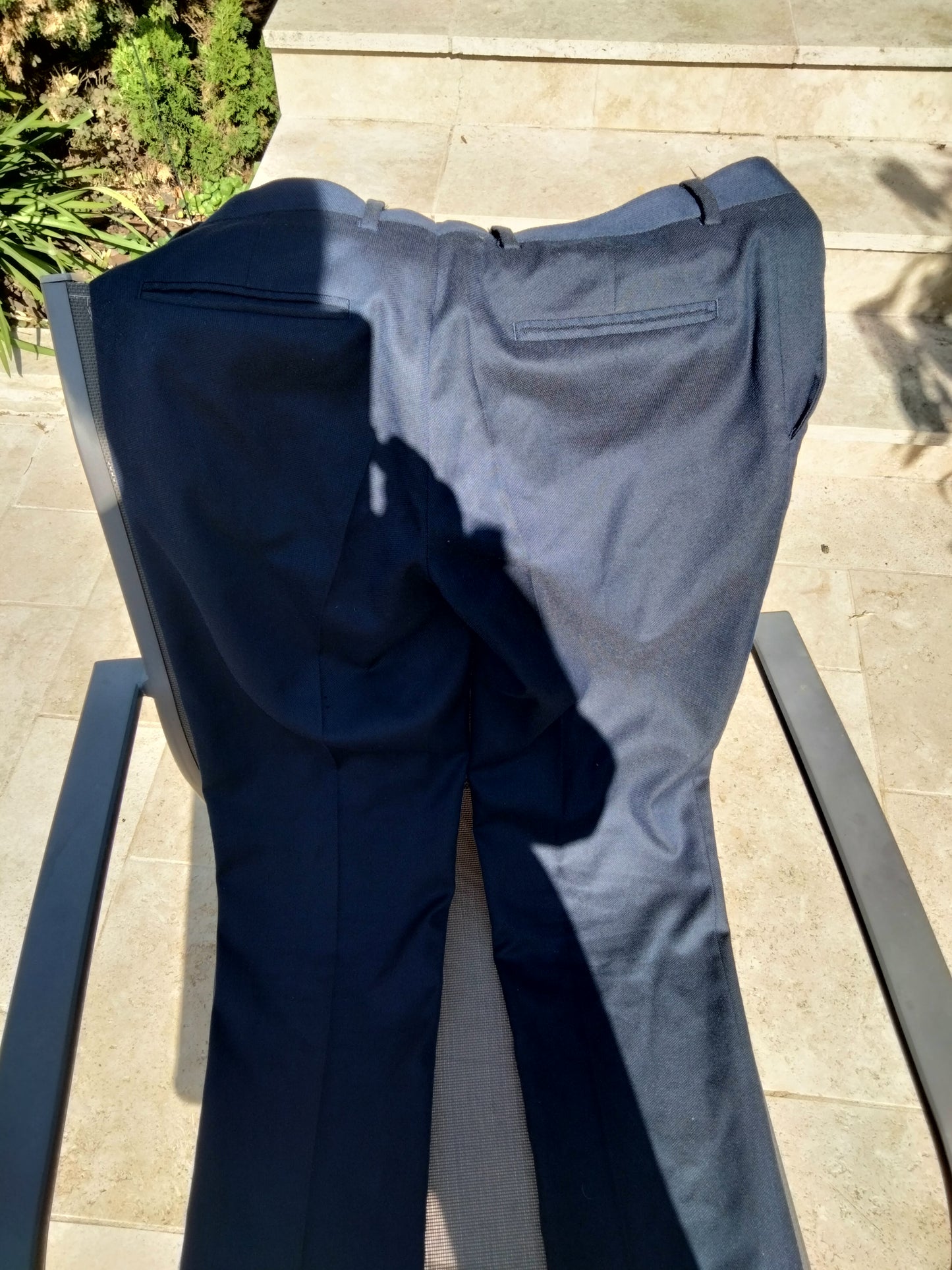 Pantalon de costume uni slim