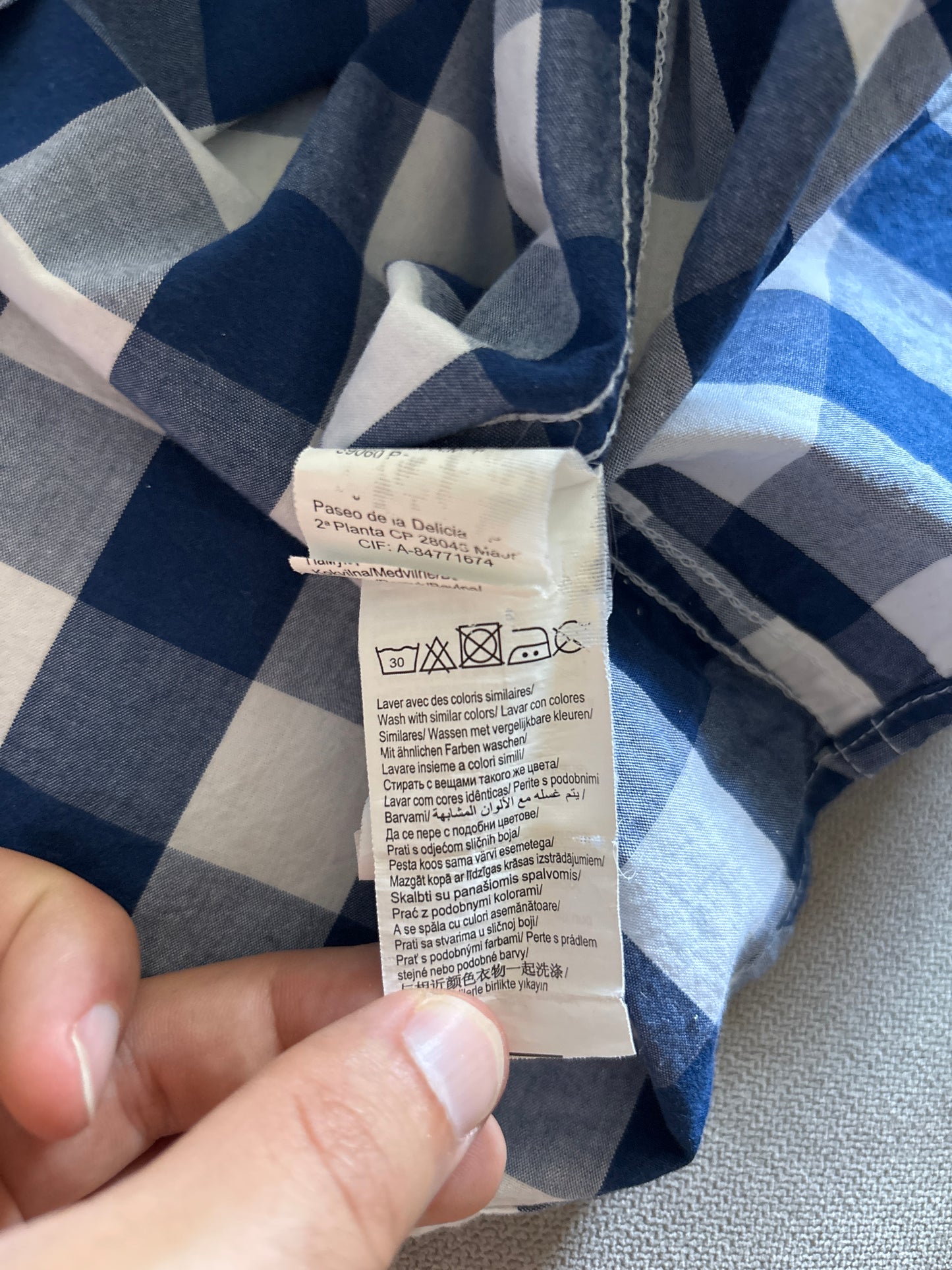 Chemise Regular à Carreaux