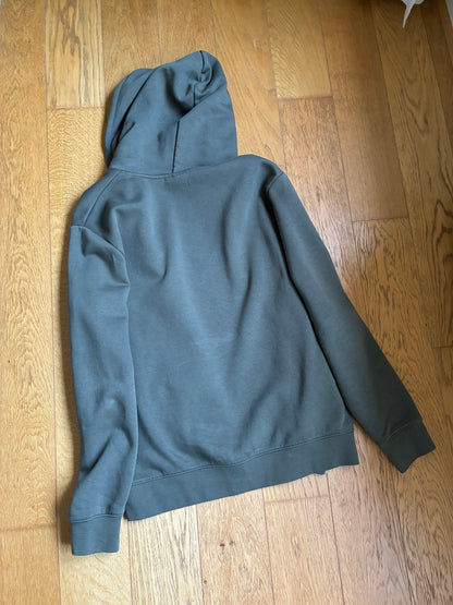 Sweat à capuche zippé uni