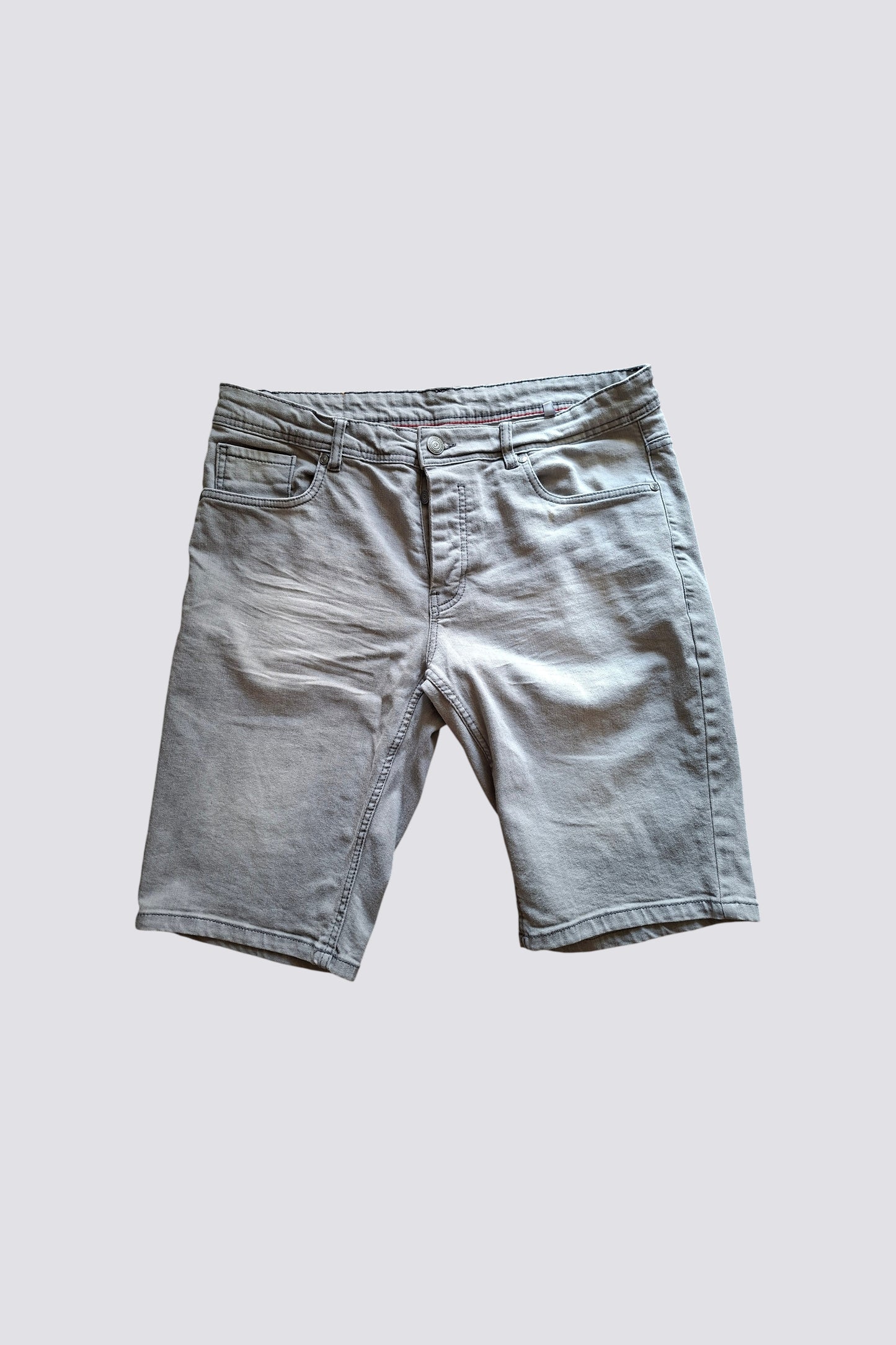 Bermuda jean gris