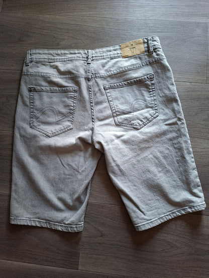 Bermuda jean gris