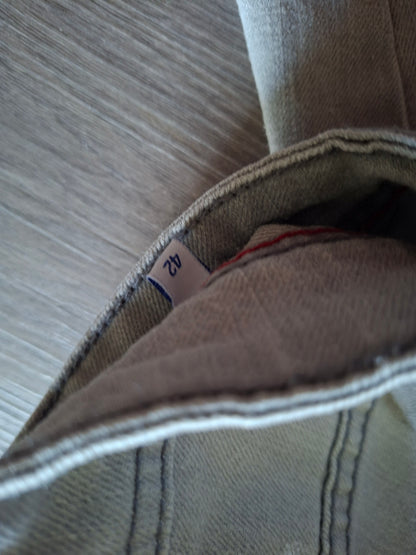 Bermuda jean gris
