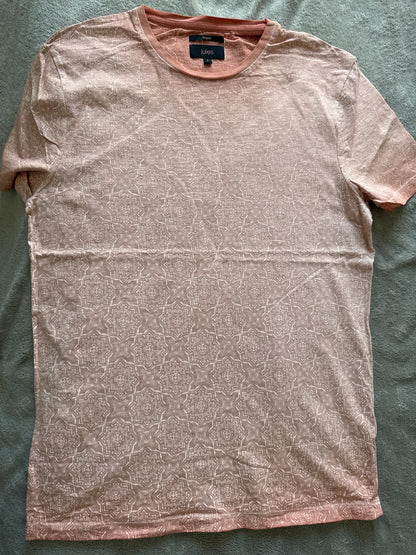 Tee shirt col rond imprimé oriental