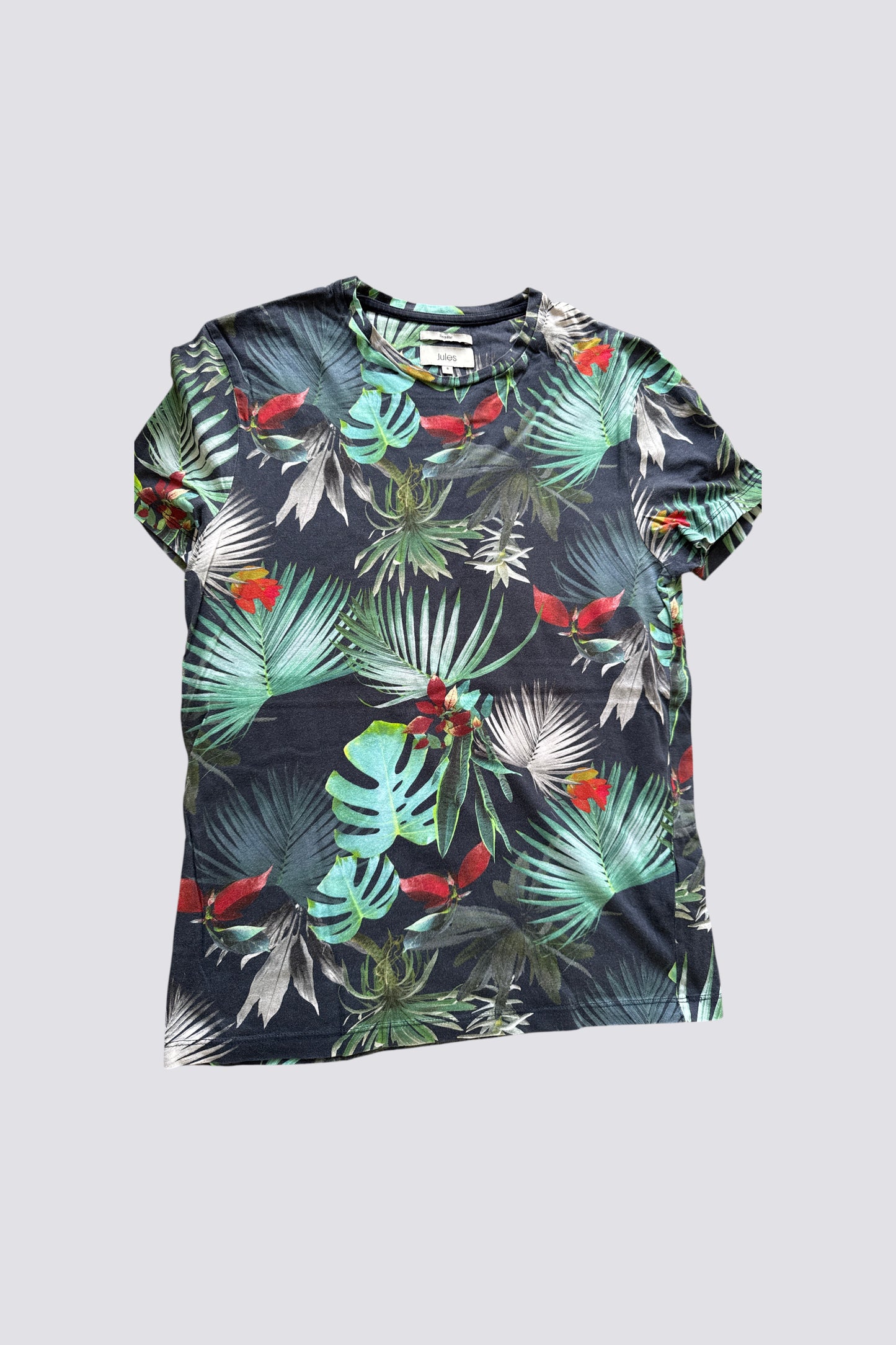 Tee shirt imprimé feuillages all over