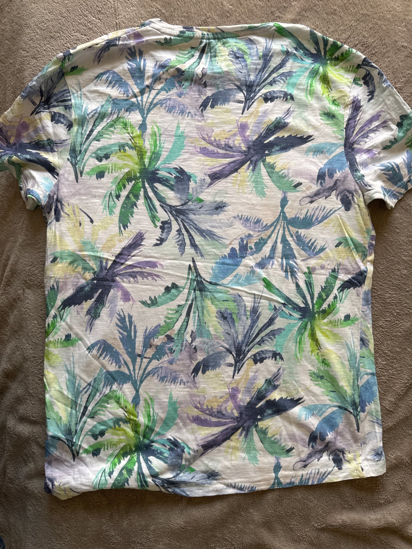 Tee shirt imprimé palmiers