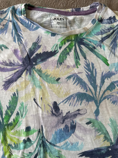 Tee shirt imprimé palmiers