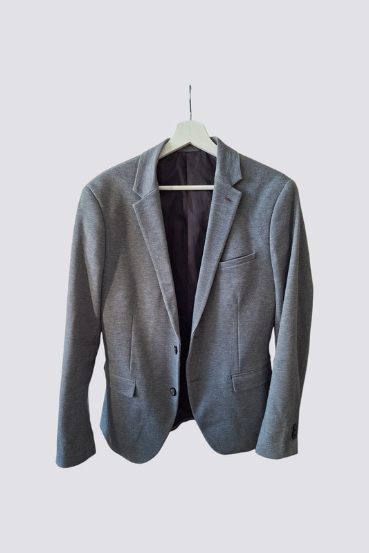 Veste blazer slim maille piquée