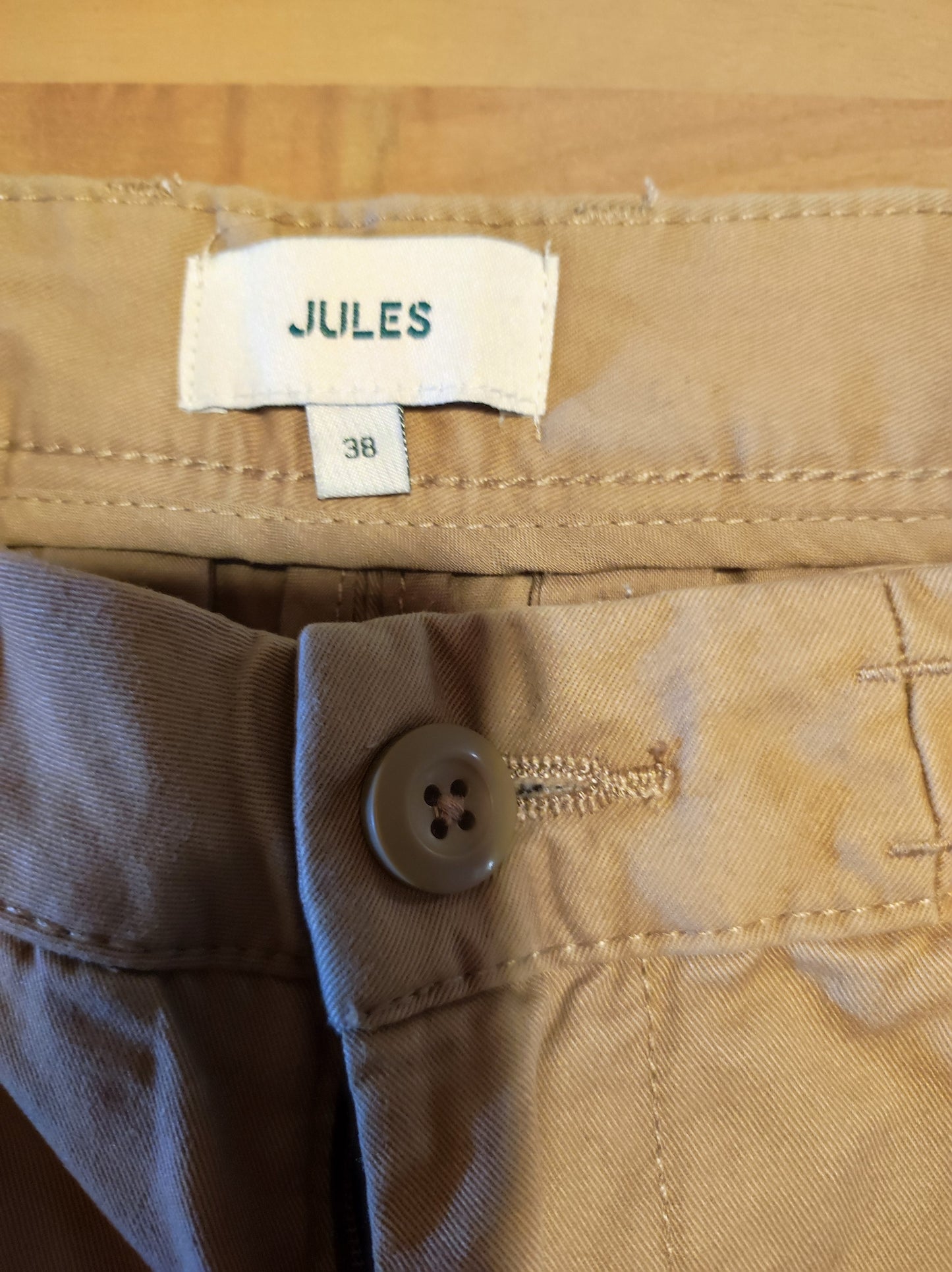 Short Chino Jules Beige T38 (neuf)