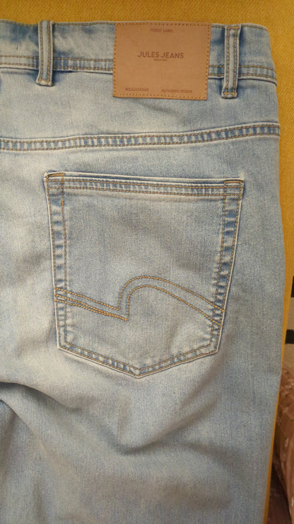 Jean regular en coton et polyester recyclés