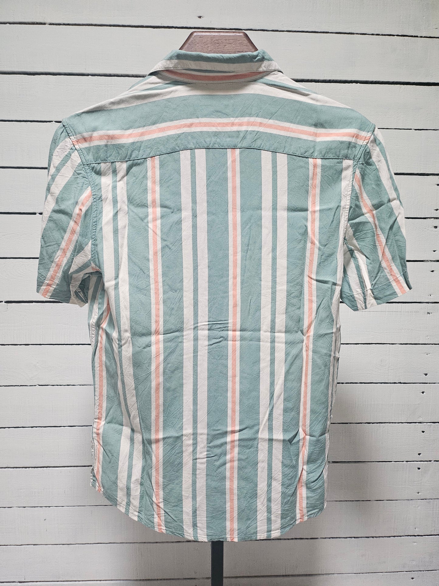 Chemise hawaienne regular à rayures viscose