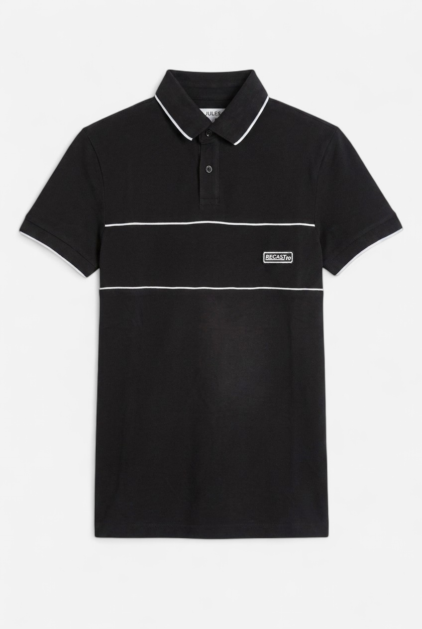 Polo manche courte col boutonné - collection RECAST90