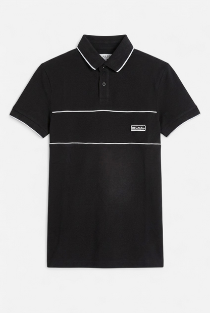 Polo manche courte col boutonné - collection RECAST90