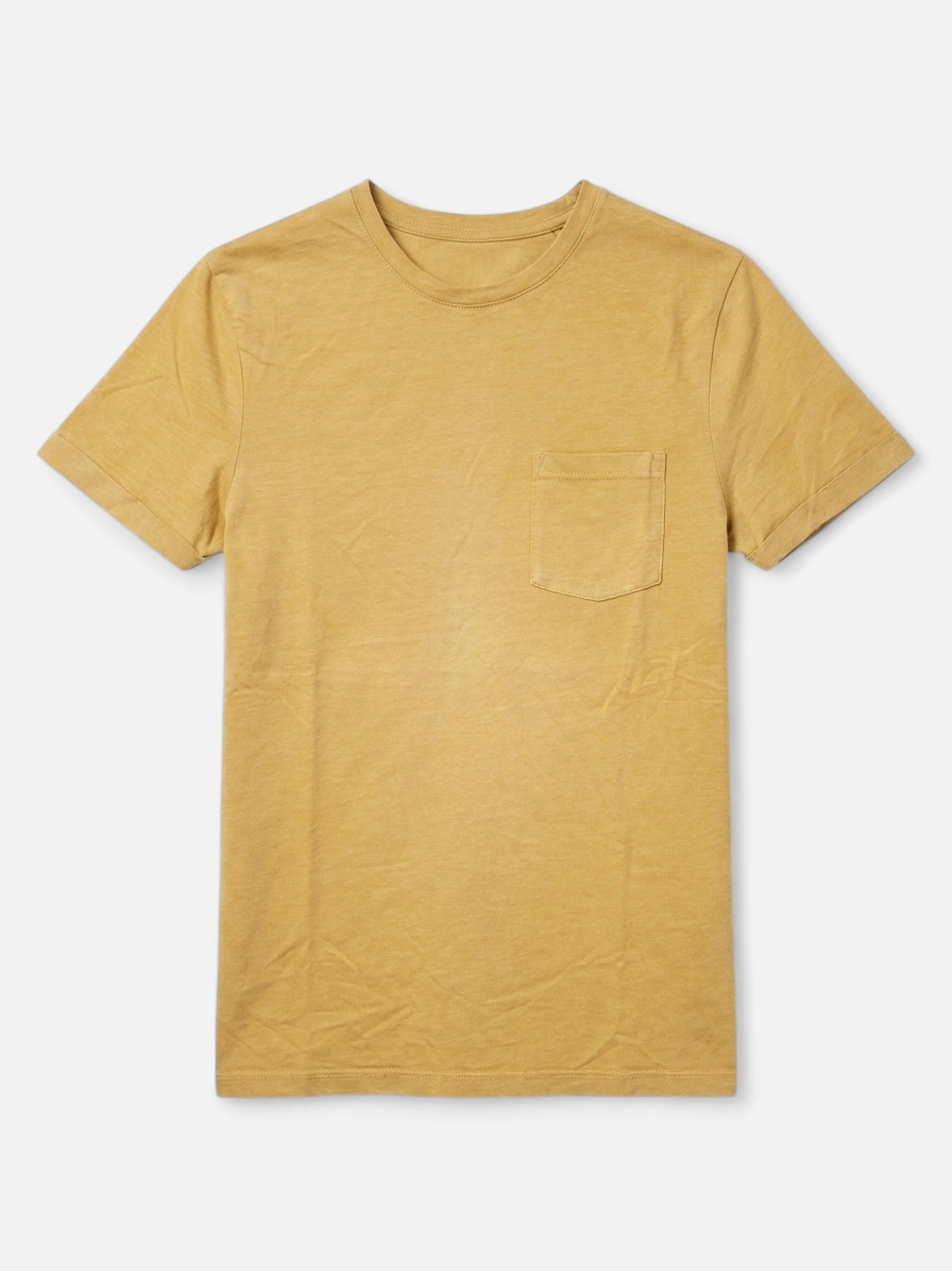 Tee shirt col rond micro-rayé