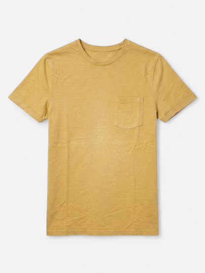 Tee shirt col rond micro-rayé