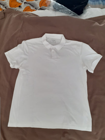 Polo manches courtes piqué uni