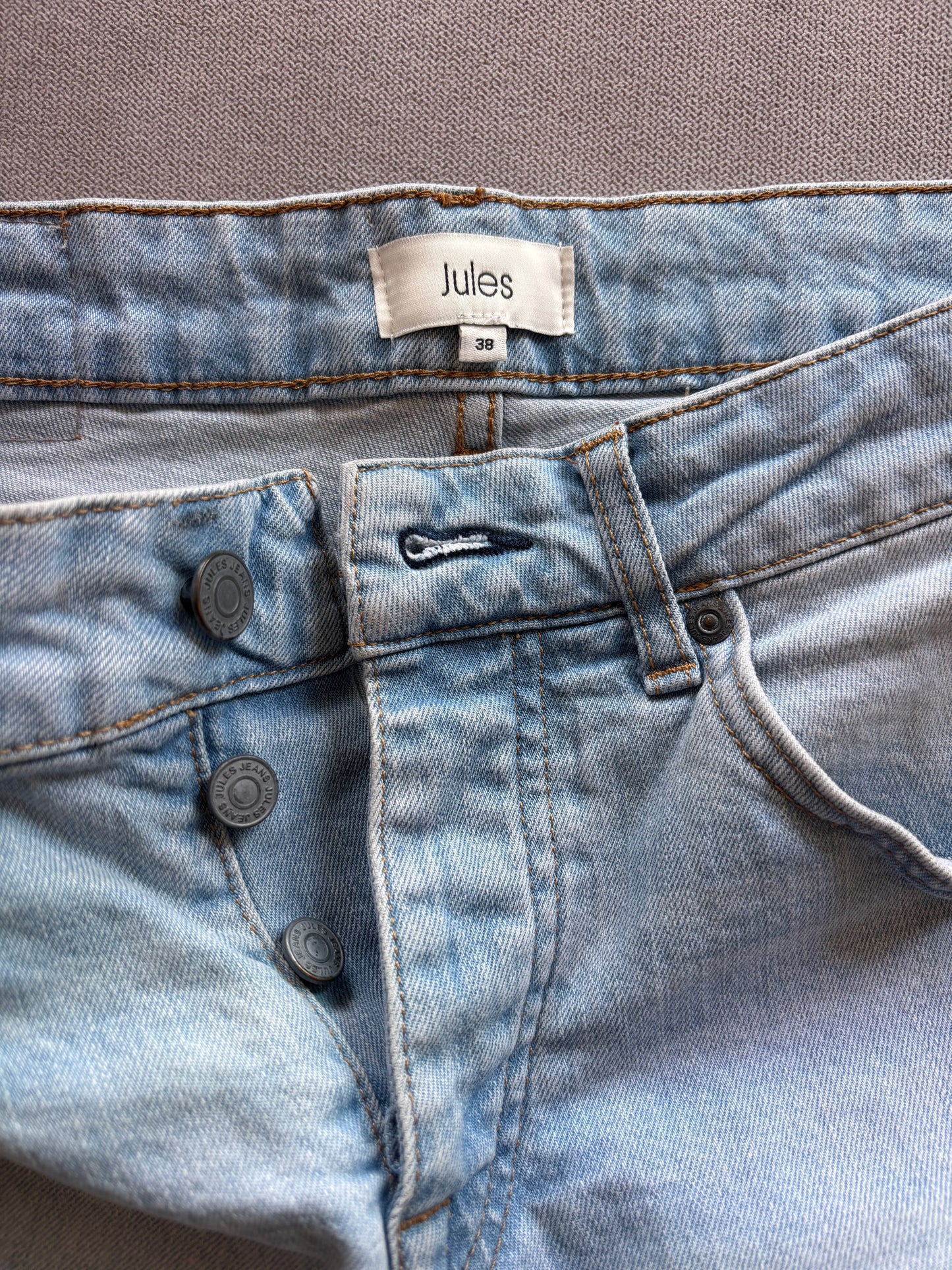 Bermuda denim Bleach