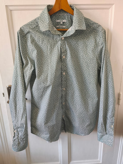 Chemise regular imprimé micro feuille co