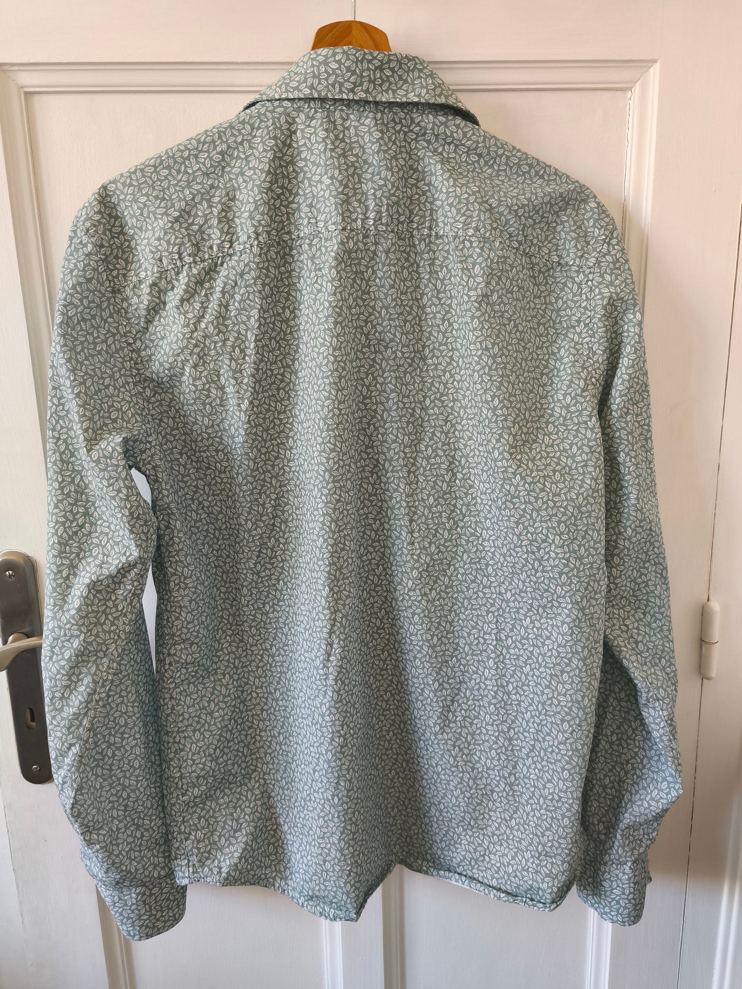 Chemise regular imprimé micro feuille co