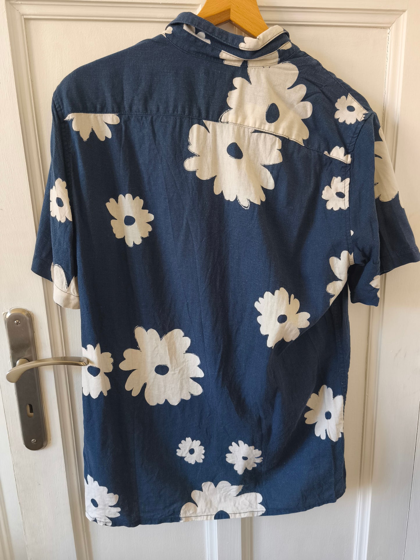 Chemise hawaienne imprimée viscose lin