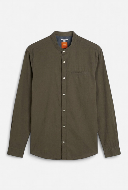 Chemise Faux Uni Ajustée