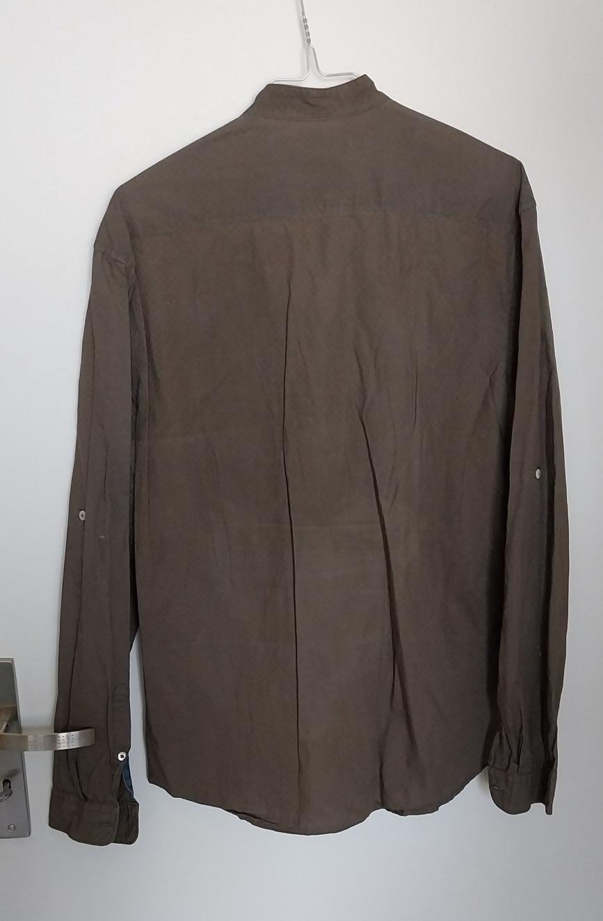 Chemise Faux Uni Ajustée