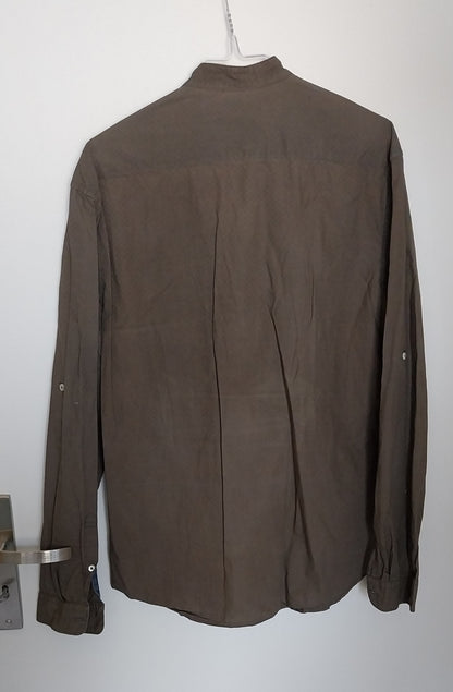 Chemise Faux Uni Ajustée