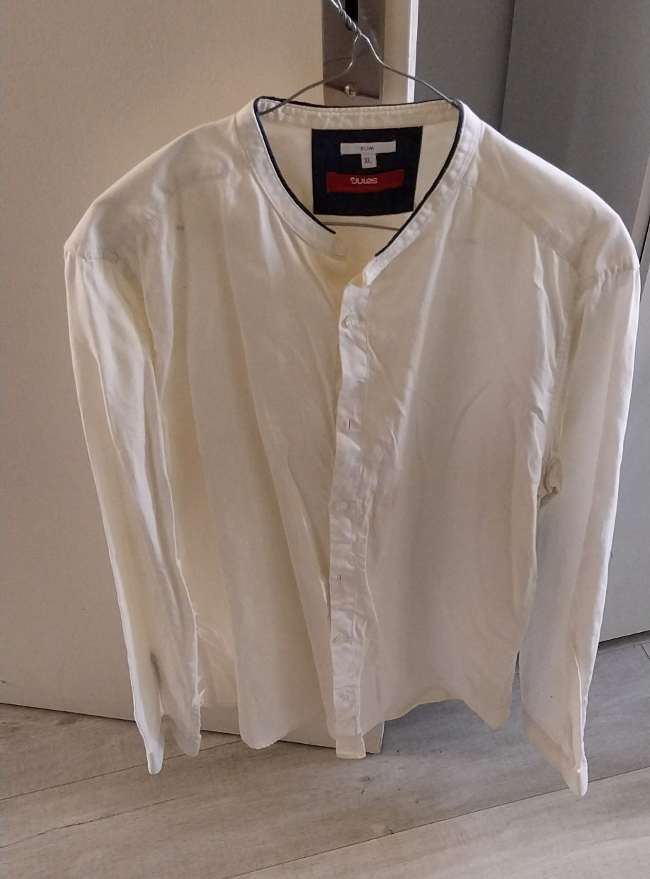 Chemise Slim Armurée Col Officier