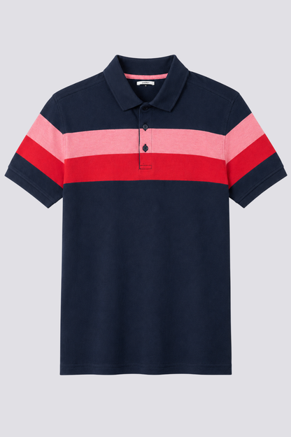 Polo colorblock