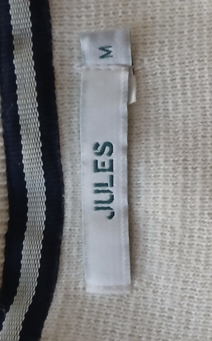 Pull marinière épaule boutonnée
