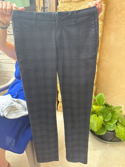 Pantalon chino à carreaux
