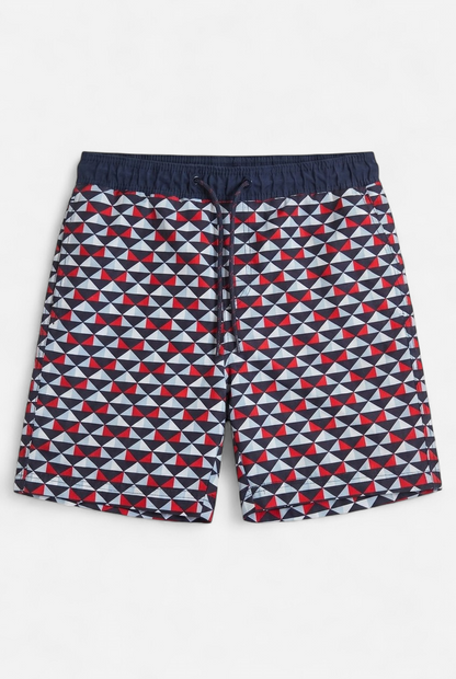 Maillot de bain homme motif géométrique