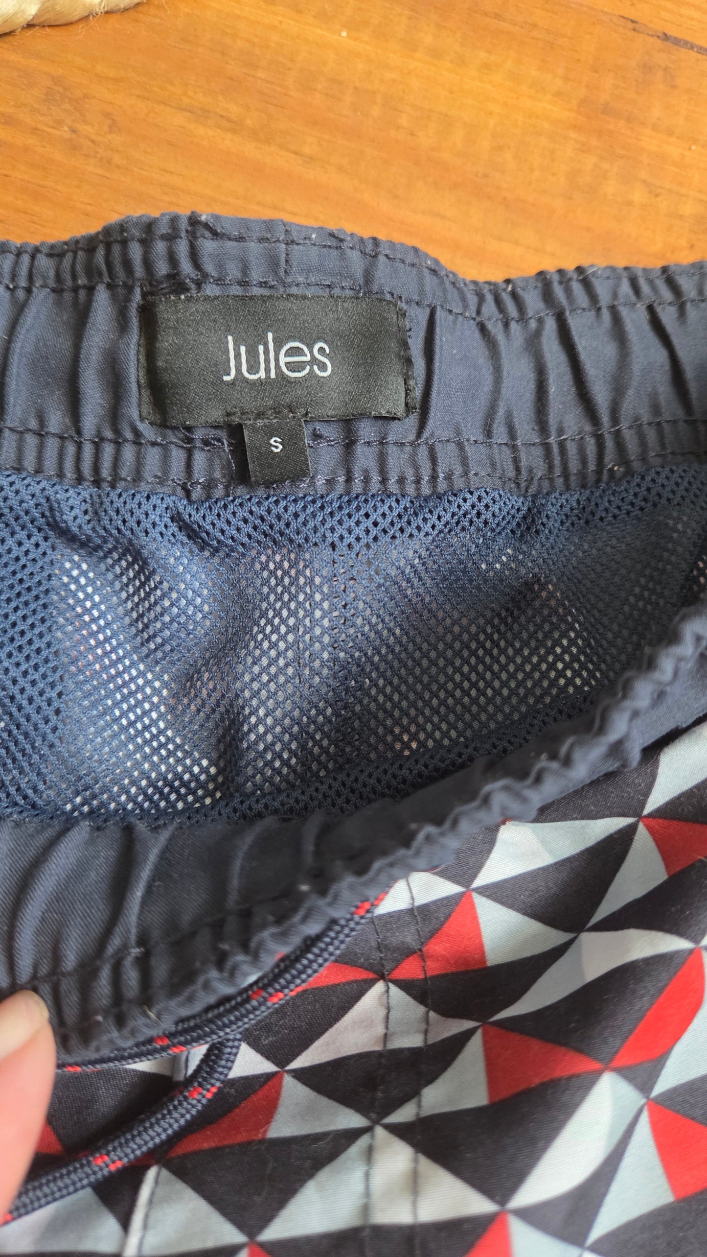 Maillot de bain homme motif géométrique